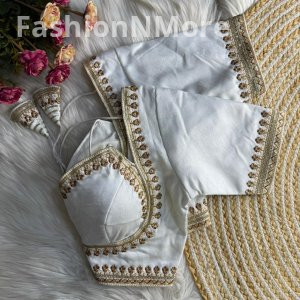 Masaba Style Heavy Bridal Italian Silk Designer Blouse