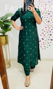 Designer Royal Gajji Silk Co-Ord Set