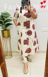 Jaipuri Kalamkari Print Cotton Flex Co-Ord Set