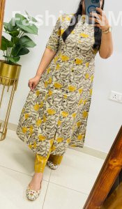 Famous Jaipuri Kalamkari Print Cotton Co-Ord Set