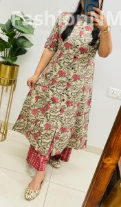 Famous Jaipuri Kalamkari Print Cotton Co-Ord Set
