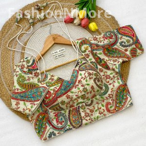 Crepe Viscose Pojisan Ready-to-Wear Blouse