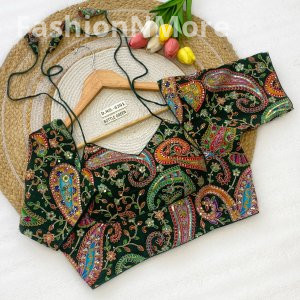 Crepe Viscose Pojisan Ready-to-Wear Blouse