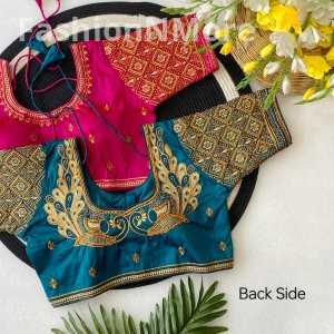 Silk Handwork Fancy Ready-to-Wear Blouse