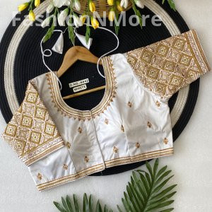 Silk Handwork Fancy Ready-to-Wear Blouse
