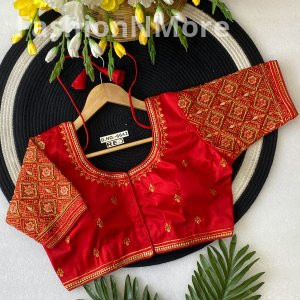 Silk Handwork Fancy Ready-to-Wear Blouse