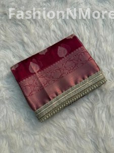 Banarasi Soft Tissue Buta Saree with Zari Weaving