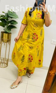 Designer Fine Cotton Co-ord Set – Princess Cut Kurti with Cullotes