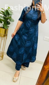 Famous Jaipuri Print Princess Cut Co-ord Set in Fine Cotton