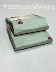 Handloom Chanderi Pattu Silk Saree with Blouse