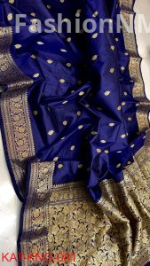 Pure Handloom Kanjivaram Banarasi Katan Silk Saree