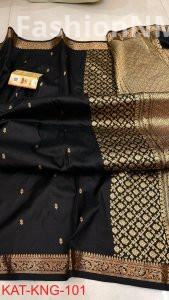 Pure Handloom Kanjivaram Banarasi Katan Silk Saree