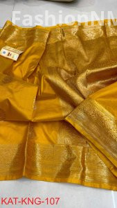 Pure Handloom Kanjivaram Banarasi Katan Silk Saree