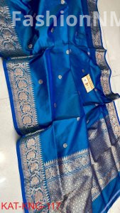 Pure Handloom Kanjivaram Banarasi Katan Silk Saree