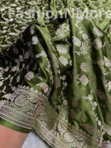 Premium Mashru Silk Saree with Jaal Design