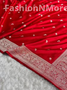 Premium Mashru Silk Saree with Buti Design