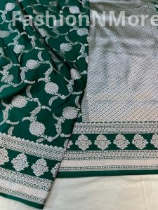 Premium Mashru Silk Saree with Jaal Design