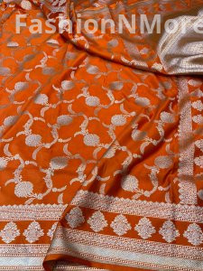 Premium Mashru Silk Saree with Jaal Design