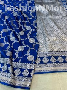 Premium Mashru Silk Saree with Jaal Design