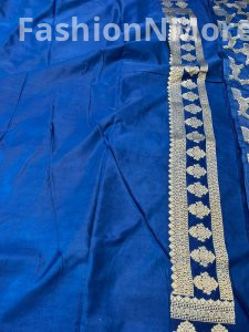 Premium Mashru Silk Saree with Jaal Design