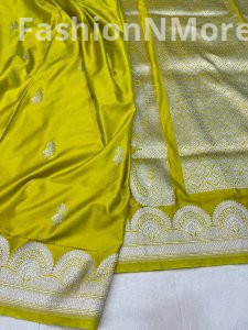 Premium Mashru Silk Saree with Allover Butti