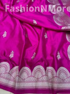 Premium Mashru Silk Saree with Allover Butti