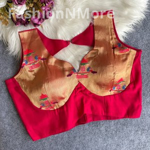 Designer Paithani Soft Silk Readymade Blouse