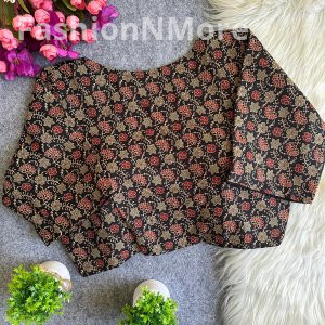 Pure Cotton Ajrakh Readymade Blouse
