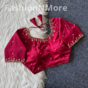 Handcrafted Soft Silk Designer Blouse