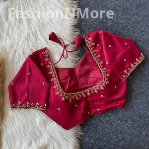 Handcrafted Soft Silk Designer Blouse