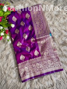Premium Soft Paithani Silk Saree with Peacock Design