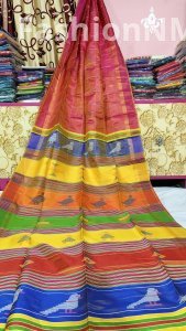 New Designer Bishnupuri Berhampuri Katan Silk Saree – Silk Mark Certified