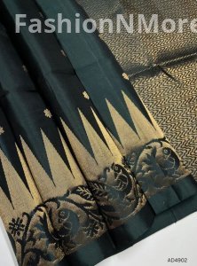 Exclusive Turning Border Soft Silk Saree – Silk Mark Certified