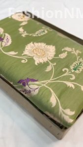 Pure Handloom Banarasi Katan Silk Tilfi Meenakari Saree | Heritage Collection