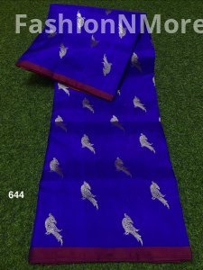 Venkatagiri Pure Handloom Pattu Saree | Exquisite Hand Buta Weaving