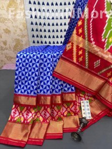 Exclusive Ikkat Pure Silk Saree | Silk Mark Certified | Designer Collection