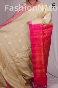 Handloom Gadwal Pure Silk Saree | Zari Checks & Motifs | Rich Brocade Pallu