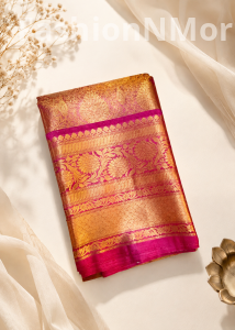 Soft Banarasi Tissue Saree | Allover Woven Design | Brocade Blouse